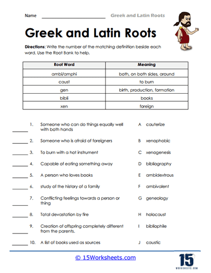 Greek and Latin Roots #13