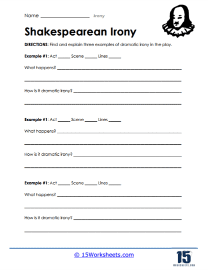 Shakespearean Worksheet