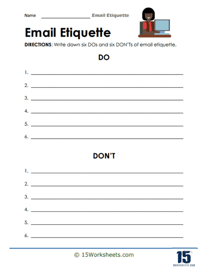 Email Etiquette #14
