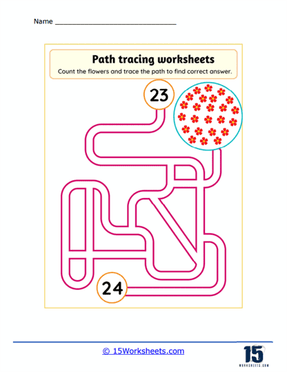 Path Tracing Worksheets