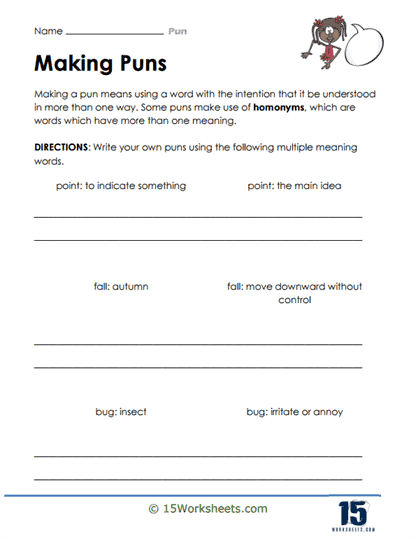 Write Your Own Worksheet