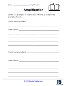 Amplify Worksheets.pdf Amplification Worksheets - 15 Worksheets.com