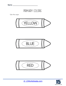 Primary Colors Worksheets - 15 Worksheets.com