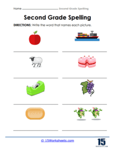 2nd Grade Spelling Words Worksheets | Build Literacy Skills - 15 ...