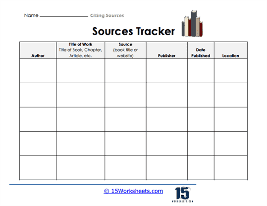 Sources Tracker