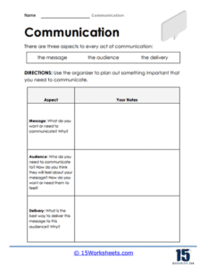 Communication Worksheets 15 Worksheets com Communication Worksheets 15 Worksheets com
