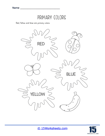 Primary Colors Worksheets For Grade 1 Engage Young Learners In Art And 
