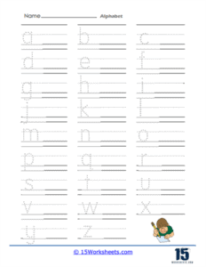 Alphabet Worksheets - 15 Worksheets.com