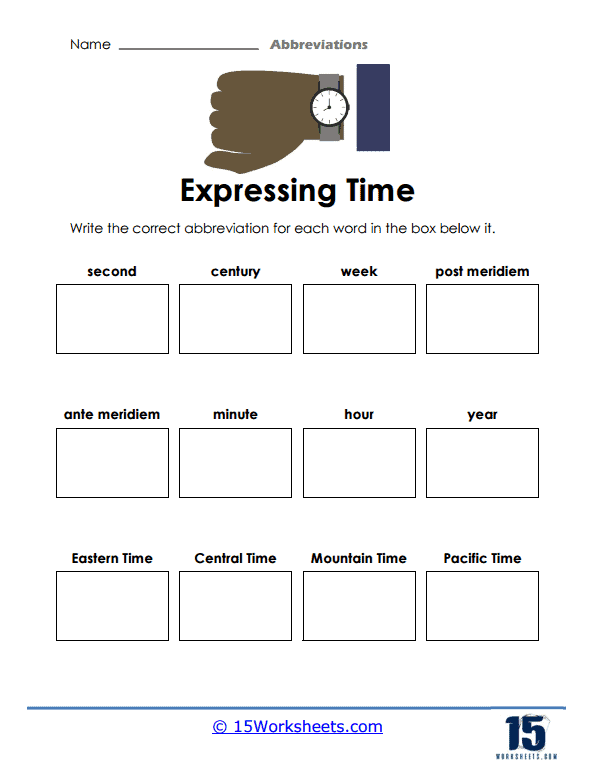 Expressing Time