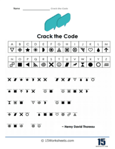 Crack the Code Worksheets - 15 Worksheets.com