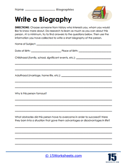 Write Your Own Biography