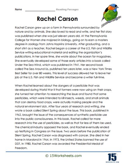 Rachel Carson's Environmental Impact