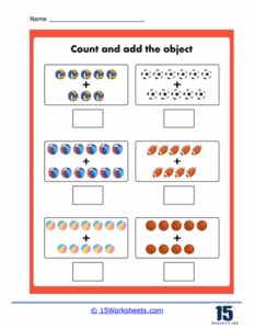 Adding Objects Worksheets - 15 Worksheets.com