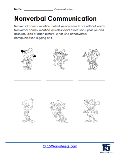 Communication Worksheets