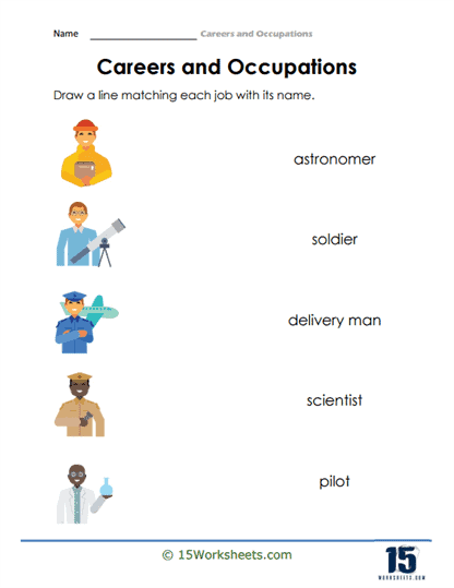 Careers and Occupations Worksheets - 15 Worksheets.com