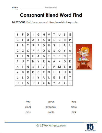 Word Find Worksheets