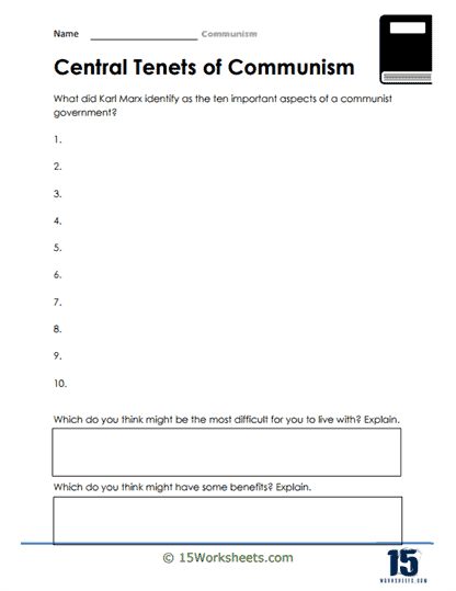 Central Tenets of Communism