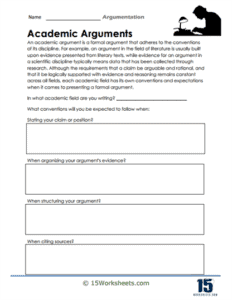 homework for arguments
