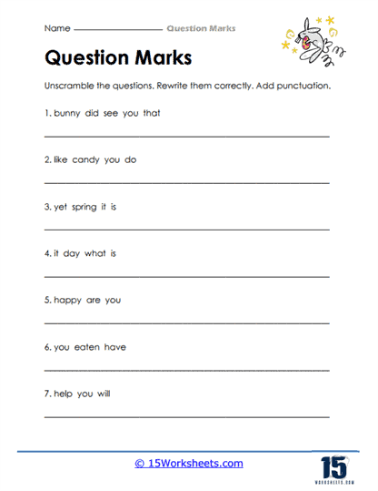 Question Marks (Use and Examples)