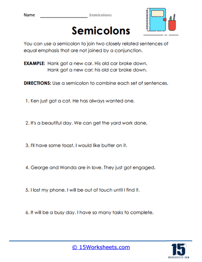 Semicolons #2