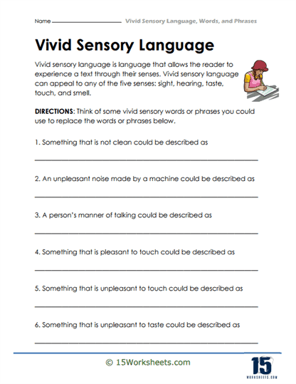 Vivid Sensory Language #2