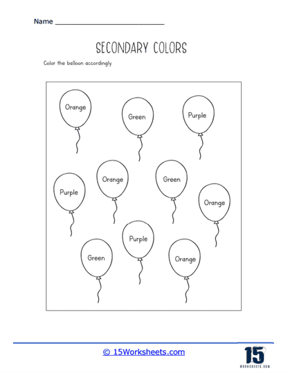 Balloon of Thoughts Worksheet