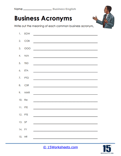 Deciphering Business Acronyms