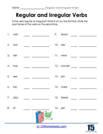 What are irregular verbs?