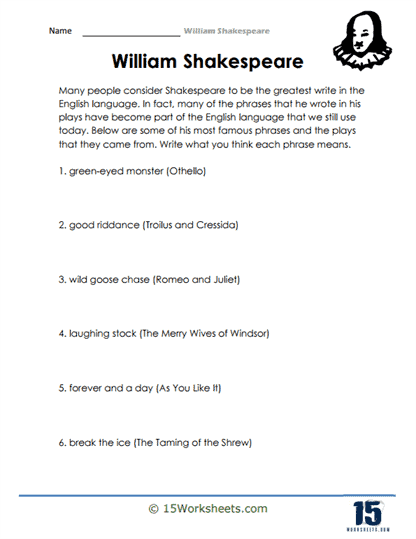 The Bard's Phrase Puzzles