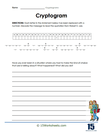 Cryptogram Worksheets