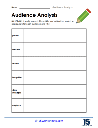 Audience Analysis #3