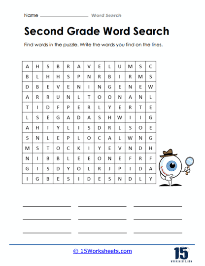 Word Search Worksheets