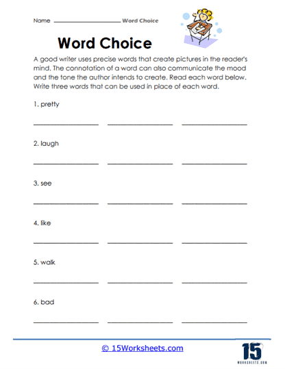 Word Choices #3