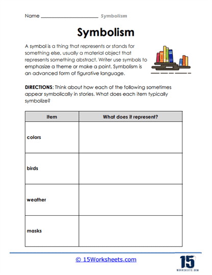 symbolism-3-15-worksheets