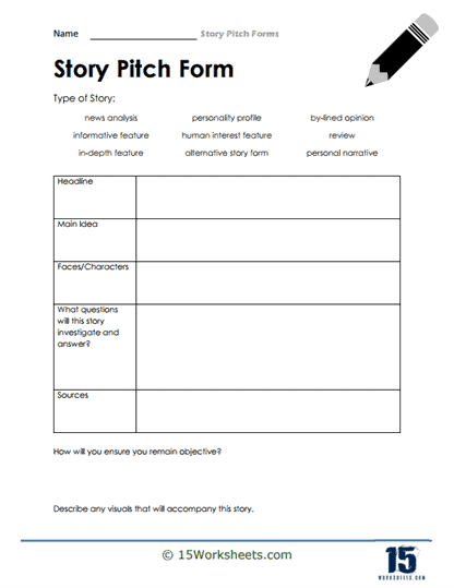 Story Pitch Forms #3