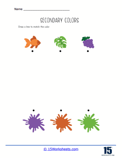 Unique Color of Things Worksheet