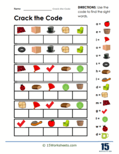 Crack the Code Worksheets - 15 Worksheets.com