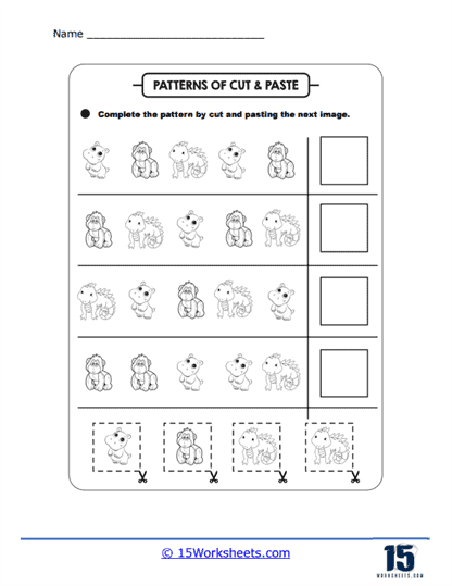 Cuddly Patterns Worksheet