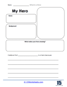 What Is a Hero Worksheets - 15 Worksheets.com