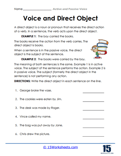 Voice and Direct Object