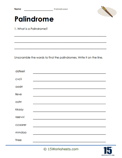 Palindromes #3