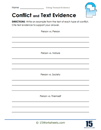Conflict and Text Evidence