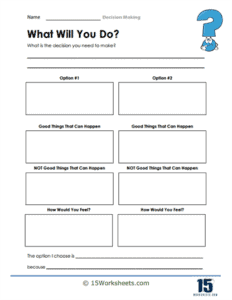 Decision Making Worksheets Worksheets Com