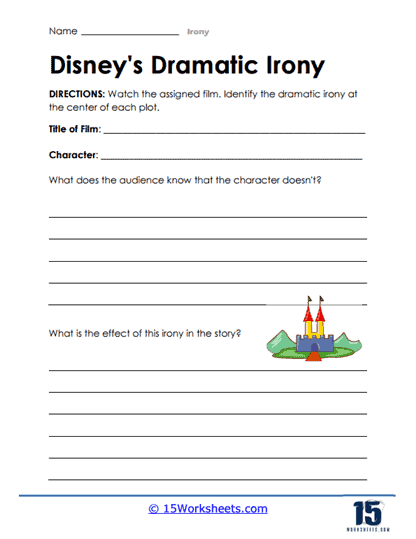 How Disney Does It Worksheet