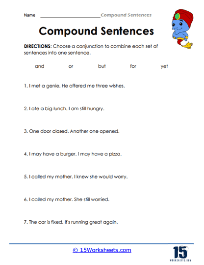Compound Sentences #4