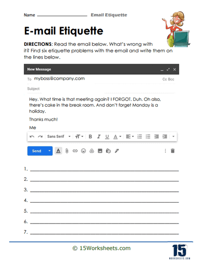 Email Etiquette #4