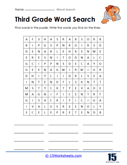 Word Searches #4