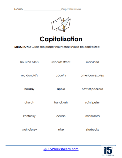 Capitalization #4