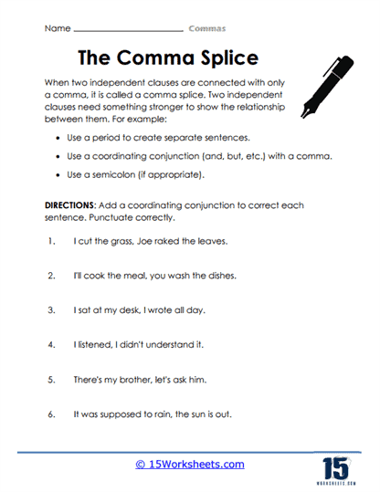 Commas #4