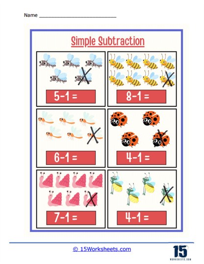Insect Differences Worksheet